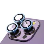 PSR Aksesuar iPhone Serisi CL-12 Premium Safir Kamera Lens Koruyucu - Anti-Reflective & Parmak İzi Bırakmayan | Kolay Takılan Tam Koruma Filmi (Sierra Mavi, iPhone 13 Pro Max)