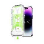 PSR Aksesuar iPhone Serisi ile Uyumlu Ekran Koruyucu - Otomatik Hizalama Özellikli | Ekstra Güçlendirilmiş | Tam Koruma Sağlayan | Pürüzsüz Lazer Kesim Premium Kırılmaz Cam (iPhone 14)
