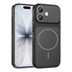 PSR Aksesuar iPhone Serisi Kılıf – M-Safe Uyumlu Kamera Korumalı Formen Kapak | Manyetik Şarj Destekli | Darbeye Dayanıklı Premium Telefon Kılıfı (Siyah, iPhone 17)
