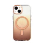 PSR Aksesuar iPhone Serisi Kılıf – M-Safe Uyumlu TorosTransparan Renk Geçişli Kapak | Manyetik Şarj Destekli | TPU Kenarlı | Şeffaf Premium Telefon Kılıfı (Gold, iPhone 13)