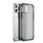 PSR Aksesuar iPhone Serisi Uyumlu Volks Kılıf - Darbe Emici Şeffaf Sert Kapak (Koyu Yeşil, iPhone 13)