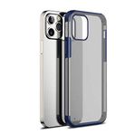 PSR Aksesuar iPhone Serisi Uyumlu Volks Kılıf - Darbe Emici Şeffaf Sert Kapak (Lacivert, iPhone 13 Mini)