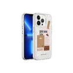 PSR aksesuar Kahverengi Mermer Desenli Zore Marbello Kılıf-Kahverengi iPhone 13 Pro Max ile uyumlu