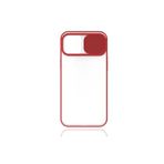 PSR aksesuar Kırmızı Zore LCNS-i Kılıf-Kırmızı iPhone 12 ile uyumlu