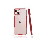 PSR aksesuar Kırmızı Zore Parfe Kılıf-Kırmızı iPhone 13 ile uyumlu