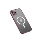 PSR aksesuar Koyu Mor Zore Mokka Wireless Kılıf-Koyu Mor iPhone 12 Pro ile uyumlu
