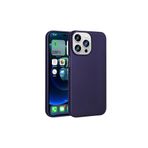 PSR aksesuar Lacivert Zore Premier Silikon Kılıf-Lacivert iPhone 15 Pro ile uyumlu