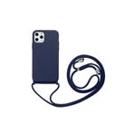 PSR aksesuar Lacivert Zore Ropi Kılıf-Lacivert iPhone 11 Pro Max ile uyumlu