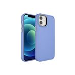 PSR aksesuar Lavendery Gray Metal Çerçeve ve Buton Tasarımlı Sert Zore Botox Kılıf-Lavendery Gray iPhone 11 ile uyumlu
