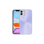 PSR aksesuar Lila Kamera Korumalı Sert Zore Desa Kılıf-Lila iPhone 11 ile uyumlu
