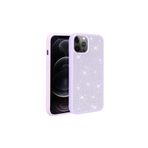 PSR aksesuar Lila Parlak Taşlı Tasarım Zore Ston Kılıf-Lila iPhone 14 Pro Max ile uyumlu