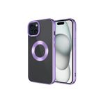 PSR aksesuar Lila Tek Kamera Çerçeveli Logo Gösteren Zore Omega Kılıf-Lila iPhone 15 Plus ile uyumlu