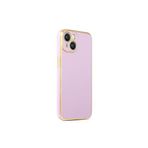 PSR aksesuar Lila Zore Bark Kılıf-Lila iPhone 14 Plus ile uyumlu