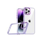 PSR aksesuar Lila Zore Flora Kılıf-Lila iPhone 14 Pro ile uyumlu