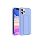 PSR aksesuar Lila Zore Qstand Kılıf-Lila iPhone 11 Pro ile uyumlu
