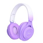 PSR Aksesuar M6 Plus Bluetooth Kulaklık - Katlanabilir ve Ayarlanabilir Kulak Üstü Tasarım | Yüksek Bass | 5 Saat Kullanım | 90 Saat Bekleme Süresi (Mor)