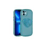 PSR aksesuar Mavi Kamera Korumalı Pop Soketli Renkli Zore Ofro Kılıf-Mavi iPhone 11 ile uyumlu