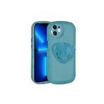 PSR aksesuar Mavi Kamera Korumalı Pop Soketli Renkli Zore Ofro Kılıf-Mavi iPhone 12 ile uyumlu