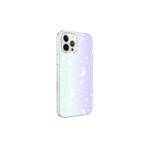 PSR aksesuar Moon No4 Zore M-Blue Desenli Kılıf-Moon No4 iPhone 12 Pro ile uyumlu