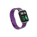 PSR aksesuar Mor KRD-60 Metal Zore Kordon-Mor Xiaomi Redmi Watch 2 Lite ile uyumlu