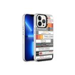 PSR aksesuar Mottolar Desenli Zore Silver Sert Kılıf-Mottolar iPhone 13 Pro ile uyumlu