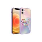 PSR aksesuar NO1 Kamera Korumalı Desenli Sert Silikon Zore Epoksi Kılıf-NO1 iPhone 11 ile uyumlu