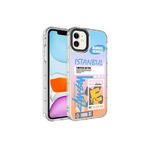 PSR aksesuar NO1 Kamera Korumalı Renkli Desenli Sert Silikon Zore Korn Kılıf-NO1 iPhone 11 ile uyumlu