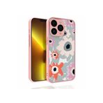 PSR aksesuar NO5 Desenli Kamera Korumalı Parlak Zore Nora Kılıf-NO5 iPhone 13 Pro Max ile uyumlu