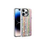 PSR aksesuar Noktalar Desenli Zore Silver Sert Kılıf-Noktalar iPhone 14 Pro ile uyumlu