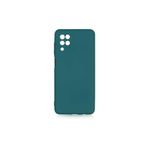 PSR aksesuar (p2119) Koyu Yeşil Kadife Iç Yüzeyli (ŞIK TASARIM) Silikon Kılıf Koyu Yeşil Samsung Galaxy A12/m12 ile uyumlu