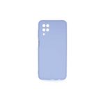 PSR aksesuar (p2121) Lila Kadife Iç Yüzeyli (ŞIK TASARIM) Silikon Kılıf Lila Samsung Galaxy A12/m12 ile uyumlu