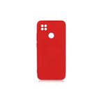 PSR aksesuar (p2197) Koyu Pembe Kamera Korumalı Kadife Iç Yüzeyli (ŞIK TASARIM) Silikon Kılıf Koyu Pembe Xiaomi Redmi 9c ile uyumlu