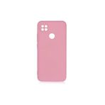 PSR aksesuar (p2198) Açık Pembe Kamera Korumalı Kadife Iç Yüzeyli (ŞIK TASARIM) Silikon Kılıf Açık Pembe Xiaomi Redmi 9c ile uyumlu