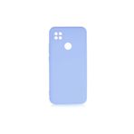 PSR aksesuar (p2201) Lila Kamera Korumalı Kadife Iç Yüzeyli (ŞIK TASARIM) Silikon Kılıf Lila Xiaomi Redmi 9c ile uyumlu