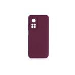 PSR aksesuar (p2208) Koyu Mor 5g Kamera Korumalı Kadife Iç Yüzeyli (ŞIK TASARIM) Silikon Kılıf Koyu Mor Xiaomi Mi 10t Pro ile uyumlu
