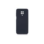 PSR aksesuar (p2223) Siyah Kadife Iç Yüzeyli (ŞIK TASARIM) Silikon Kılıf Siyah Xiaomi Redmi Note 9s/9 Pro ile uyumlu