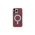 PSR aksesuar (p3759) Bordo Lansman Magsafe Telefon Kılıfı iPhone 13 Pro Max ile uyumlu