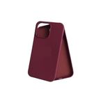PSR aksesuar (p4016) Bordo ile Premium Ultra Koruma Kadife İç Dokulu Lansman Telefon Kılıfı İPhone 15 Pro ile uyumlu