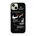 PSR aksesuar (p6164) Siyah Siyah Telefon Kılıfı iPhone 15 Plus ile uyumlu