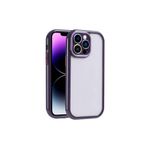 PSR aksesuar (p627) Derin Mor Kılıf Kamera Korumalı Renkli Kenar ve Çerçeve Tasarımlı Zore Vitamin Kapak-Derin M iPhone 14 Pro Max ile uyumlu