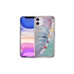 PSR aksesuar Pembe-Yeşil Zore Pilla Kılıf-Pembe-Yeşil iPhone 12 ile uyumlu