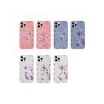 PSR aksesuar Pink Mouse Desenli Sert Silikon Zore Mumila Kılıf-Pink Mouse iPhone 12 Pro Max ile uyumlu