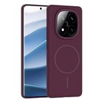 PSR Aksesuar Redmi Serisi Uyumlu Ruby Sert Kılıf – Kablosuz Şarj Destekli, Kamera Koruyucu, Şık ve Dayanıklı Silikon Kapak (Mürdüm, Redmi Note 14 Pro 4G)