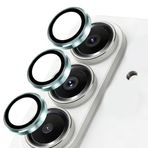 PSR Aksesuar Samsung Galaxy S26/ S26 Plus ile Uyumlu Safir Kamera Lens Koruyucu, Parmak İzi Bırakmayan, HD Şeffaf, Çizilmeye Dayanıklı Temperli Cam Lens Koruma (Açık Mavi, Galaxy S26/S26 Plus)