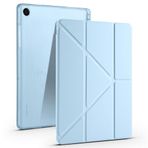 PSR Aksesuar Samsung Galaxy Tab A11 Plus Kılıf, Kalem Bölmeli, Tri-Folding Standlı Tablet Kılıfı - Jean Blue (Bebe Mavisi)