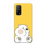 PSR aksesuar Sarı Panda Sarı Telefon Kılıfı Xiaomi Mi 10T Pro ile uyumlu