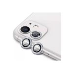 PSR aksesuar Şeffaf Açık Gri Swarovski Taşlı Kamera Lens Koruyucu Iphone 11 ile uyumlu