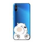 PSR aksesuar Şeffaf Panda Şeffaf Telefon Kılıfı Redmi 9A ile uyumlu