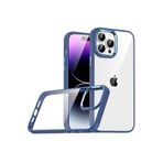 PSR aksesuar Sierra Mavi Zore Flora Kılıf-Sierra Mavi iPhone 14 Pro Max ile uyumlu