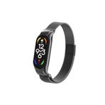 PSR aksesuar Siyah KRD-01 Metal Zore Kordon-Siyah Xiaomi Mi Band 7 ile uyumlu